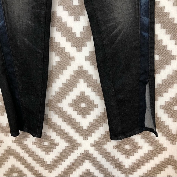 Hudson Black Zoeey High Rise Straight Crop Jeans - Picture 3 of 7